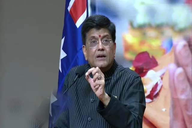 অস্ট্রেলিয়ার প্রধানমন্ত্রীকে ধন্যবাদ জানালেন গোয়েল