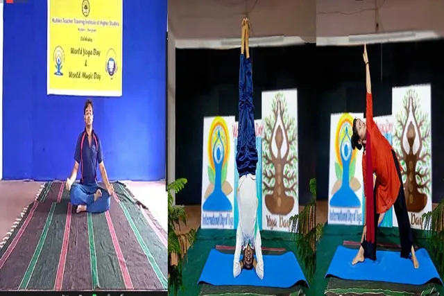 মহাবিদ্যালয়-এর উদ্যোগে ভার্চুয়াল যোগ দিবস ও সঙ্গীত দিবস পালন