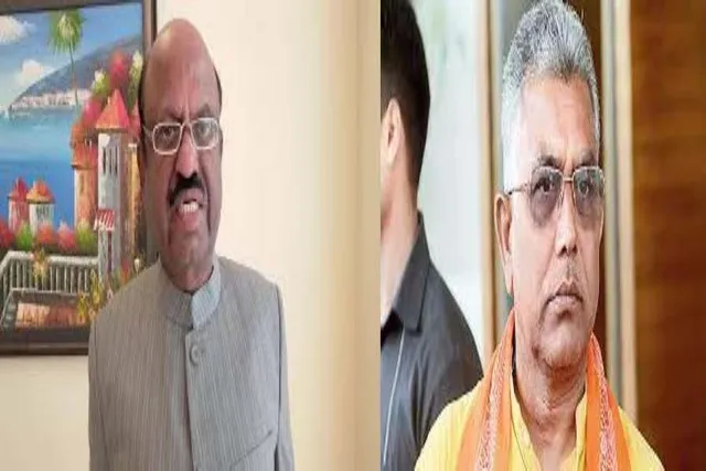 সি. ভি. আনন্দ বোসকে অভিন্দন জানালেন দিলীপ ঘোষ