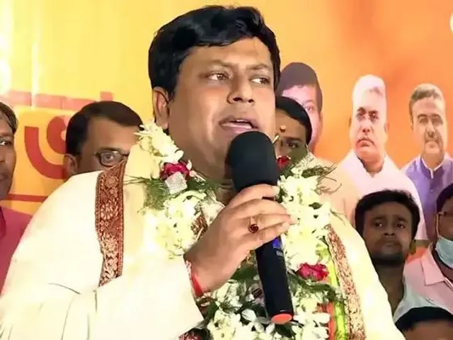 ঝাড়গ্রামে  জনসভা  সুকান্ত মজুমদারের