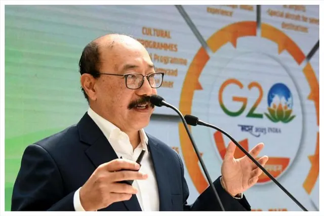 জি-২০ সম্মেলনের প্রস্তুতি খতিয়ে দেখতে আইজল সফরে শ্রিংলা