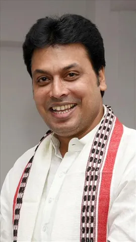 আনন্দিত ত্রিপুরার মুখ্যমন্ত্রী
