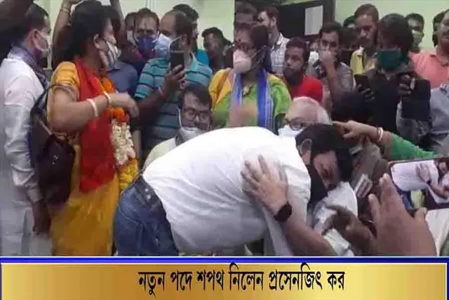 শপথ নিলেন প্রাক্তন যুব তৃণমূল কংগ্রেসের সভাপতি