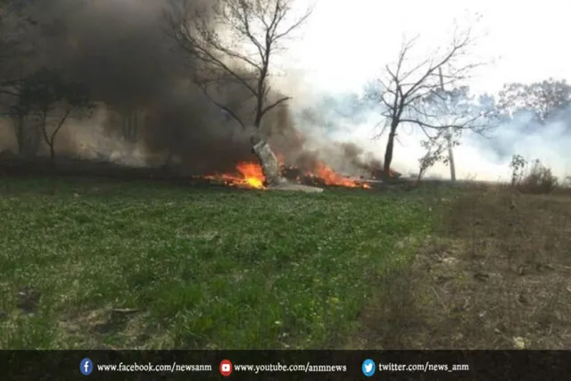 মায়ানমারে ভেঙে পড়ল সেনাবাহিনীর বিমান