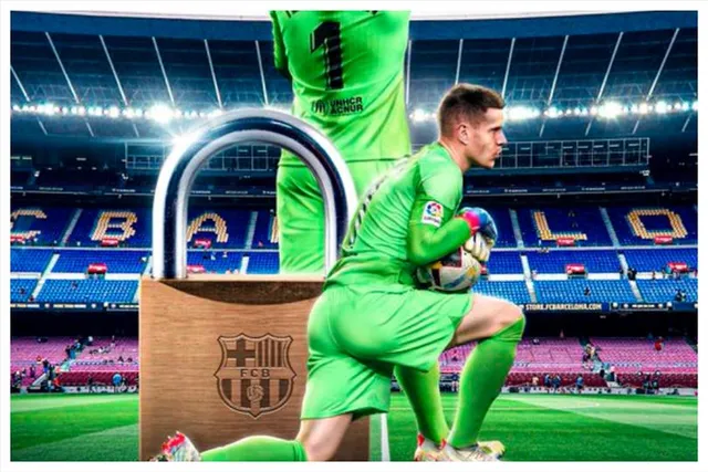 প্রথম গোলরক্ষক হিসেবে নজির গড়লেন বার্সেলোনার টার স্টেগান