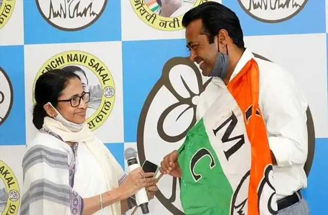 তৃণমূলে যোগ দিলেন লিয়েন্ডার পেজ