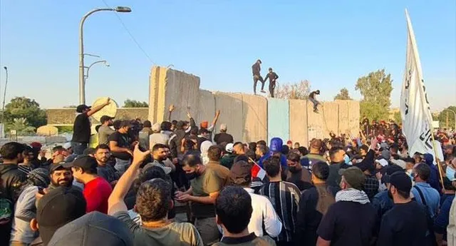 ইরাকে সাধারণ নির্বাচনের ফল প্রকাশের পর বিক্ষোভ