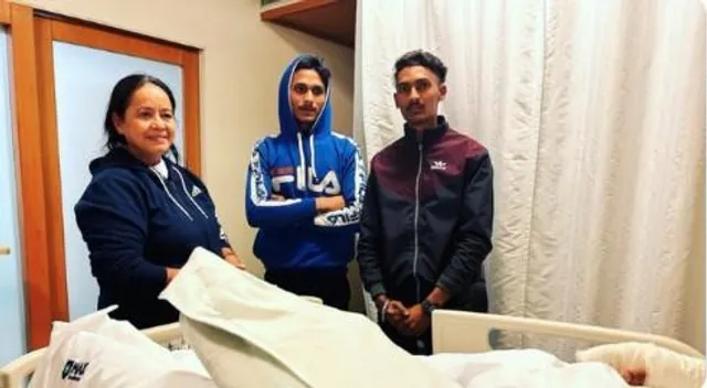 রজত কুমার ও নিশু কুমারকে ধন্যবাদ জানালেন ঋষভ পন্ত