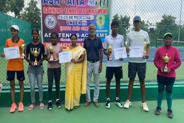 অনূর্ধ্ব-১৬ টেনিস টুর্নামেন্টে চ্যাম্পিয়ন হায়দরাবাদের শৌর্য্য