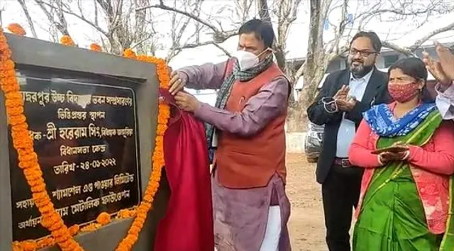 শ্রেণী কক্ষের শিলান্যাস করলেন জামুড়িয়ার বিধায়ক
