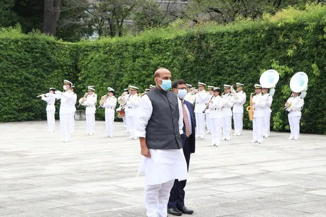 জাপানের শহিদ সেনাদের শ্রদ্ধা জানালেন প্রতিরক্ষামন্ত্রী
