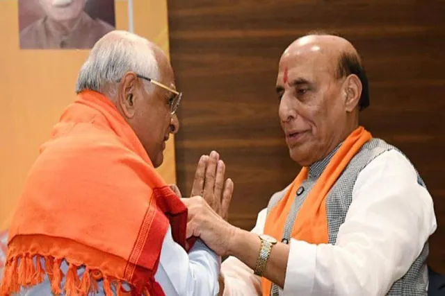 ভূপেন্দ্র প্যাটেলের শপথ গ্রহণ অনুষ্ঠানে যোগ দেবেন রাজনাথ সিং