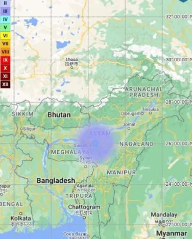 মেঘালয়ে ৩.২ মাত্রার ভূমিকম্প