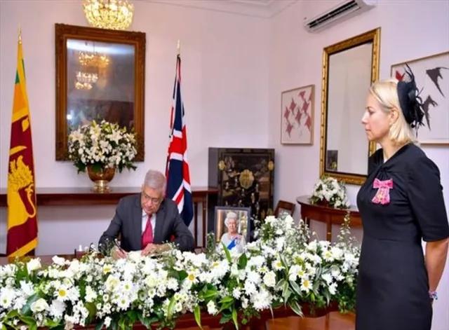 রানী এলিজাবেথের অন্ত্যেষ্টিক্রিয়ায় অংশ নেবেন শ্রীলঙ্কার প্রেসিডেন্ট বিক্রমাসিংহে