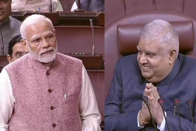 রাজ্যসভার চেয়ারম্যান হিসেবে জগদীপ ধনখড়কে স্বাগত জানালেন প্রধানমন্ত্রী