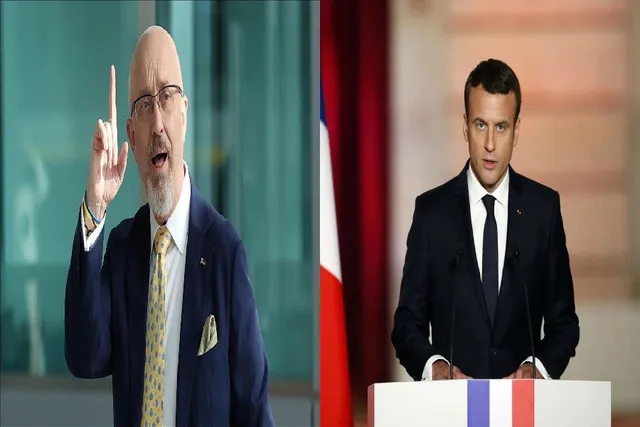 ফ্রান্সের রাষ্ট্রপতির সঙ্গে জরুরি কথোপকথন ইউক্রেনের প্রতিরক্ষা মন্ত্রীর