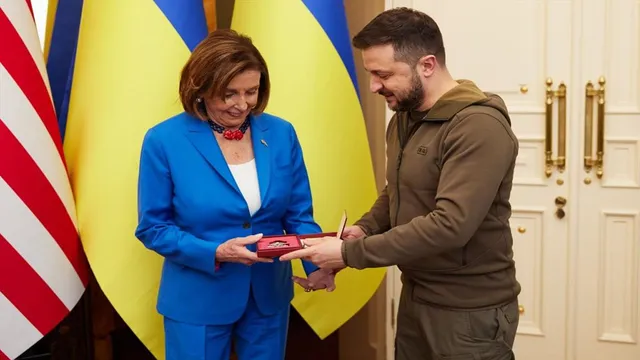 যুদ্ধের পর প্রথমবার ইউক্রেন সফর করলেন ন্যান্সি পেলোসি