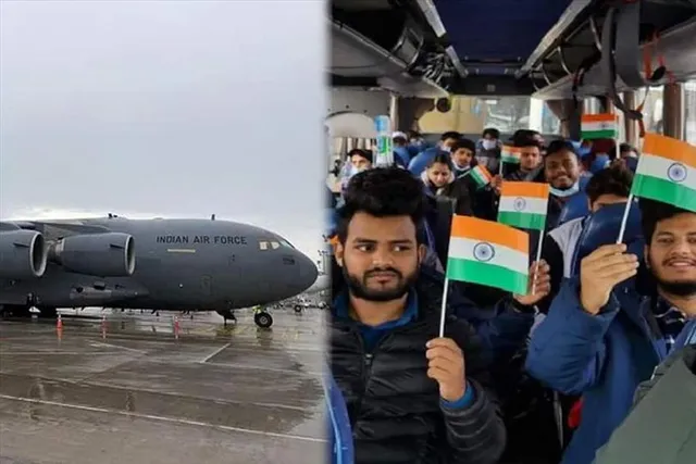 রোমানিয়া থেকে ২০০ জন ভারতীয়কে নিয়ে ফিরছে বায়ুসেনা