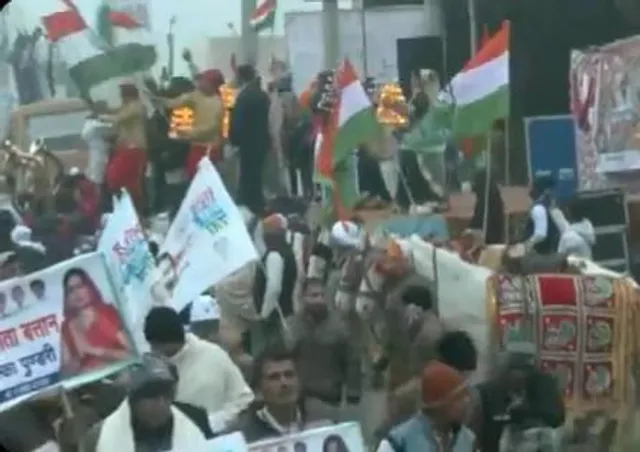 হরিয়ানায় কংগ্রেস কর্মীদের রঙিন অনুষ্ঠানের সঙ্গে এগিয়ে চলেছে ভারত জোড়ো যাত্রা