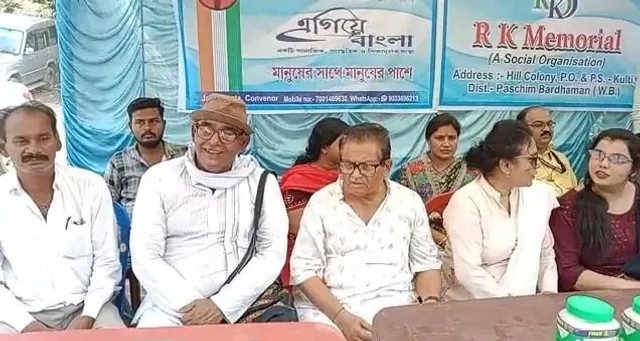 কুলটিতে সামাজিক সংস্থার উদ্যোগে জলসত্রের আয়োজন করা হল