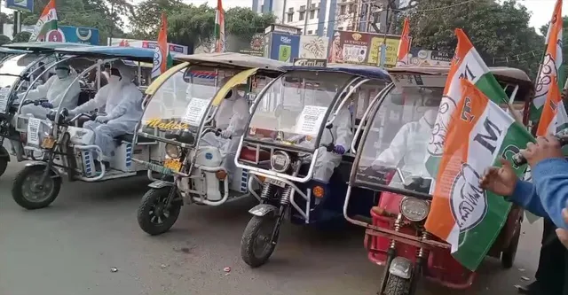 কোভিড আক্রান্তদের বিনামূল্যে টোটো পরিষেবা চালু মেদিনীপুর শহরে