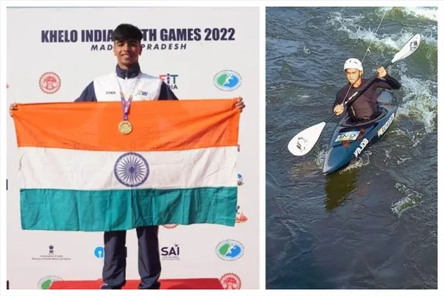 সুইমিং-পুলে নৌকা চালানো শিখে সোনা জিতলেন প্রদ্যুমন