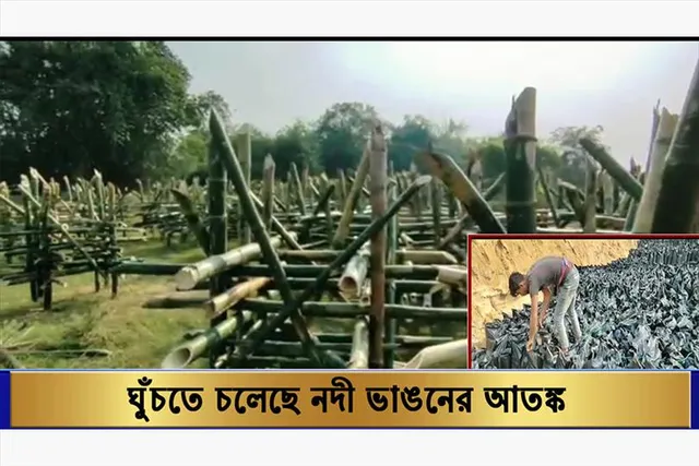 নদী ভাঙনের আতঙ্ক ঘুঁচতে চলেছে পানশিউলি গ্রামের বাসিন্দাদের