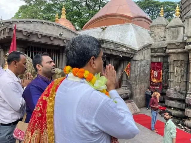 কামাখ্যা পরিদর্শনে মানিক সাহা