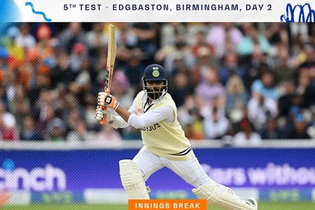 পন্থের পর জাদেজাও করলেন শতরান