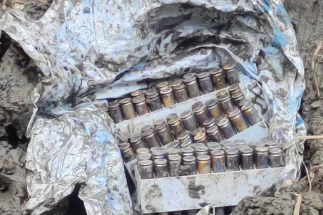 গড়বেতায় ব্যাপক কার্তুজ উদ্ধার