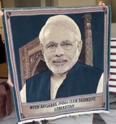 প্রধানমন্ত্রী মোদীর জন্য উপহার পাঠালেন উজবেকিস্তানের ভারতীয় সম্প্রদায়