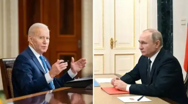 রাশিয়ার বিরুদ্ধে আর্থিক নিষেধাজ্ঞা ঘোষণা বাইডেনের