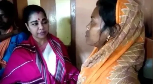 চন্দ্রকোনা পৌরসভার নির্বাচনী প্রচারে ভারতী ঘোষ