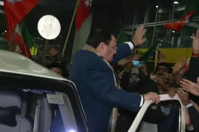 কলকাতায় পৌঁছলেন জেপি নাড্ডা