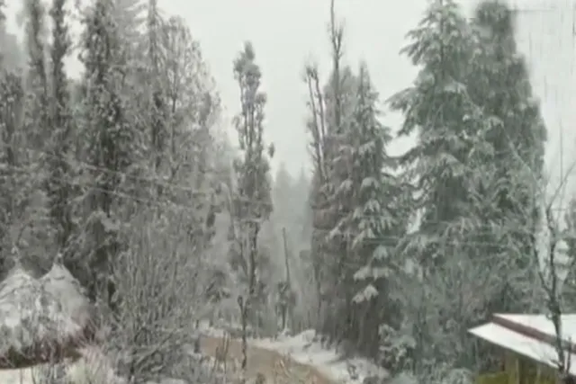 ফের বরফের চাদরে ঢাকল উপত্যকা