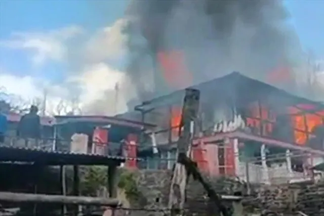 সিমলায় অগ্নিকাণ্ড