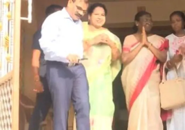 ওড়িশার রায়রাংপুর জগন্নাথ মন্দিরে এনডিএ-র রাষ্ট্রপতি পদপ্রার্থী দ্রৌপদী মুর্মু