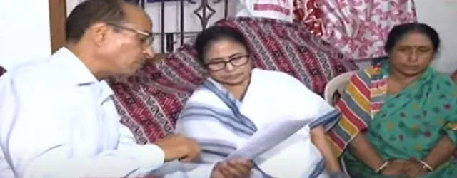 মালবাজার বিপর্যয়ে মৃতের বাড়িতে   মুখ্যমন্ত্রী