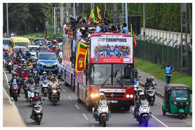 শ্রীলঙ্কাঃ আর্থিক সংকটের মধ্যেও সমর্থকদের উচ্ছ্বাস