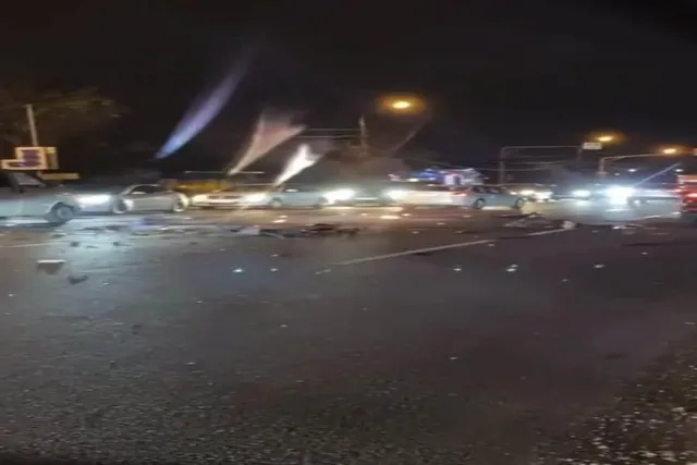 দাড়িয়া ডুগিনা মৃত্যু, বিস্ফোরণের পর রাস্তা জুড়ে ছড়িয়ে রয়েছে গাড়ির অংশ- দেখুন ভিডিও