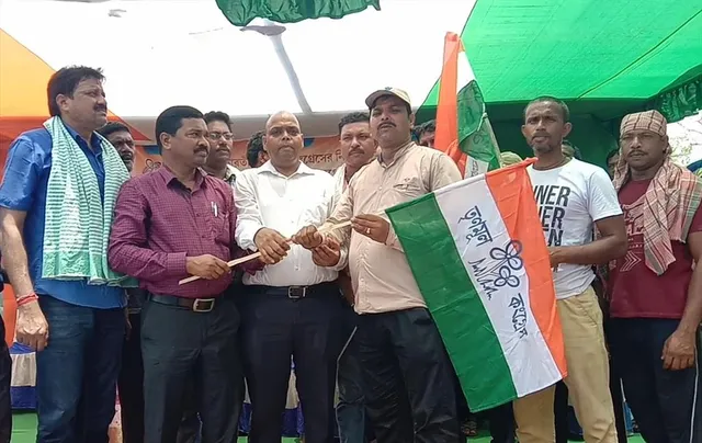 বিজেপি সরকারের জনস্বার্থ বিরোধী নীতির প্রতিবাদে মিছিল করল তৃণমূল