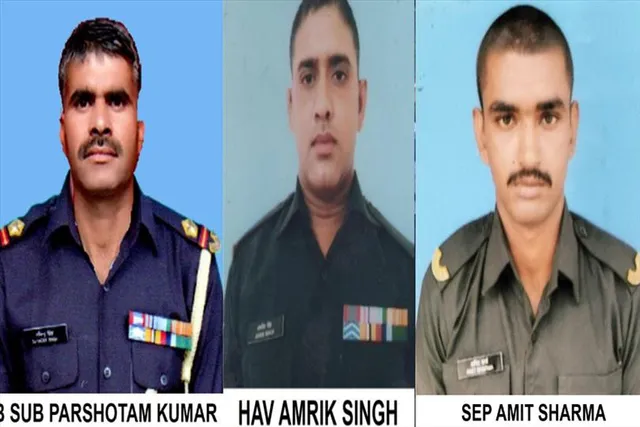 কাশ্মীরে মৃত সেনা জওয়ানদের নাম জানা গেল