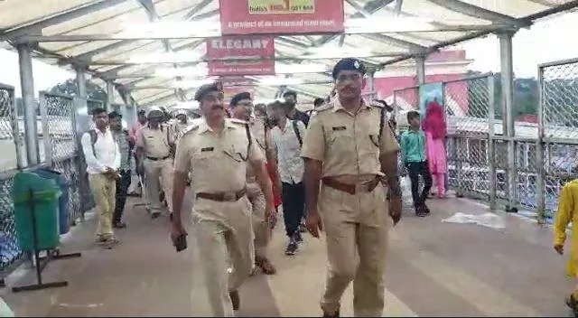 আসানসোল স্টেশনে কড়া নিরাপত্তা