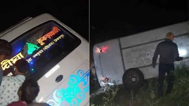 দীঘা যাওয়ার পথে ভয়াবহ দুর্ঘটনার কবলে যাত্রীবাহী বাস!