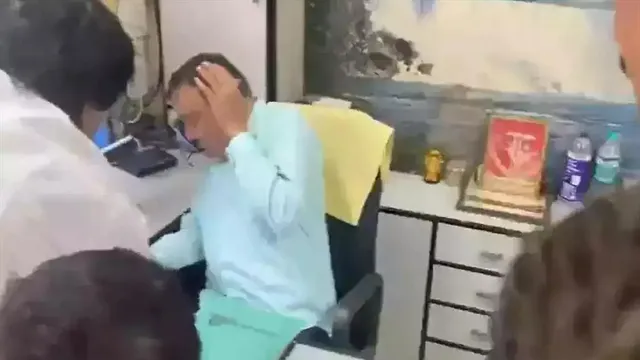 বিজেপি নেতাকে চড় মেরে বিপাকে ৪ এনসিপি নেতা