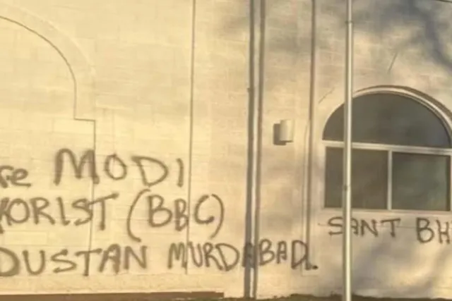 কানাডায় রাম মন্দিরের দেওয়ালে ভারতবিরোধী স্লোগান, ক্ষোভে ফুঁসছে ভারতীয় দূতাবাসের