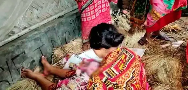 অ্যাম্বুলেন্স মেলেনি, গোয়াল ঘরে শিশুর জন্ম