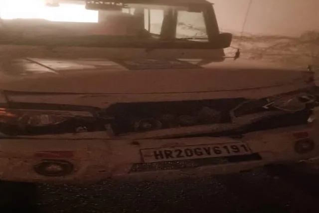 কুয়াশার কারণে দুর্ঘটনার কবলে হরিয়ানার উপ-মুখ্যমন্ত্রী