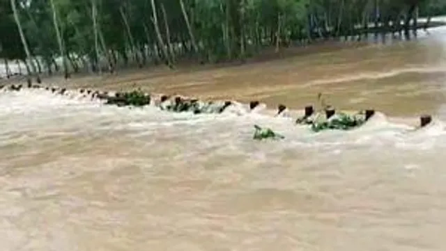 চোখের সামনে জলের তোড়ে ভেসে গেল বাবা