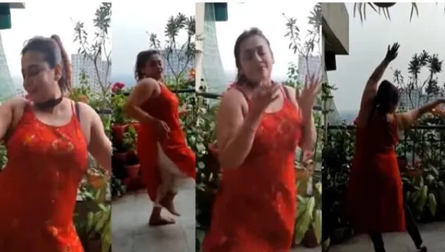 ‘মানিকে মাগে হিথে’ গানে উদ্দাম নাচ শ্রীলেখার